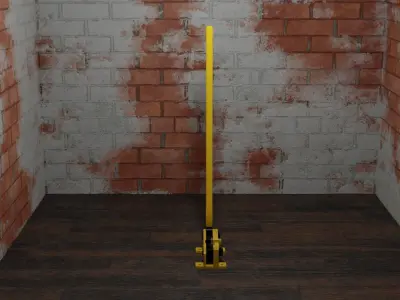 Rebar Cutter Low-poly 3D model