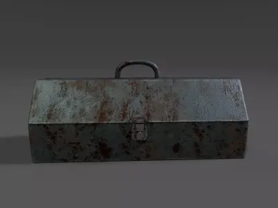 Old ToolBox Free low-poly 3D model purchase