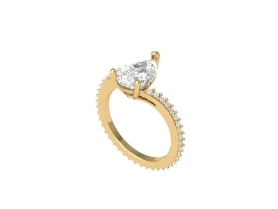 Wedding Ring 3D print model