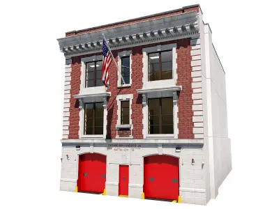 Complete fire department FDNY  3D Model Pack