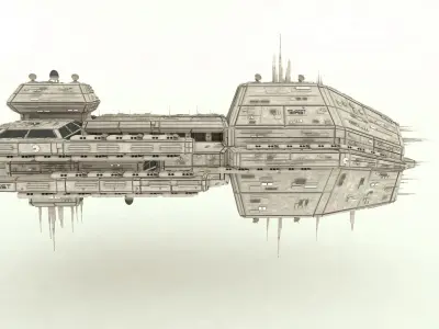 CDF Tempest Destroyer 3D model