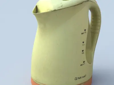 Kettle Low SM Low-poly 3D model