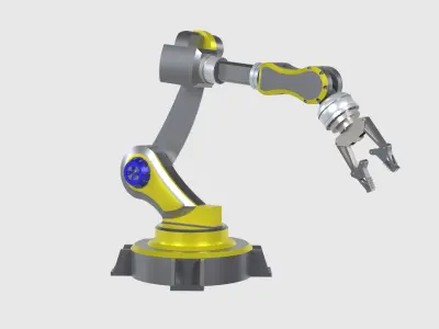 Robotic arm machine  3D model
