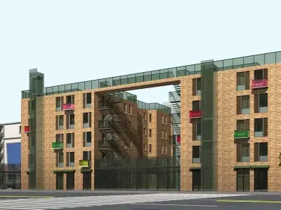 Office Building 3D model 228