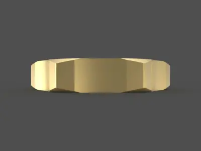 Suzuki Top Yoke Nut 3D model