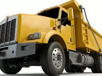Heavy Duty Industrial Dump Truck 3D model