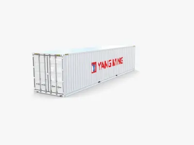 40ft Shipping Container Yang Ming 3D model