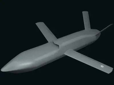 LANCA stealth fighter 3D model