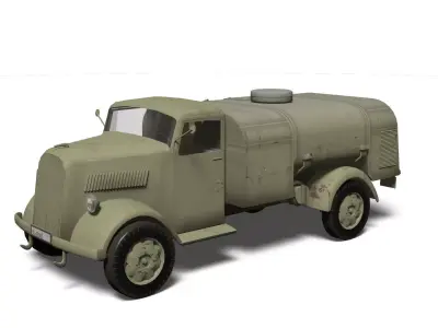 military truck 3D model by fumio-yamazaki
