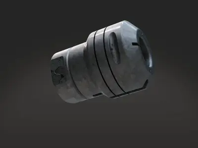 muzzle brake front station 3D model