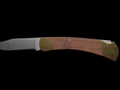 Knife buck 110 Free low-poly 3D model