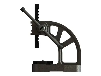 Manual Arbor Press 05 Ton Pressure 3D model