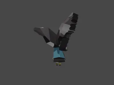 eagle Low-poly 3D model purchase