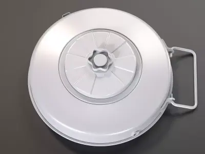 Tellermine 42 Anti-Tank Mine High-Poly 3D model