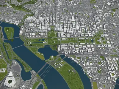  Washington - city and surrounding area 