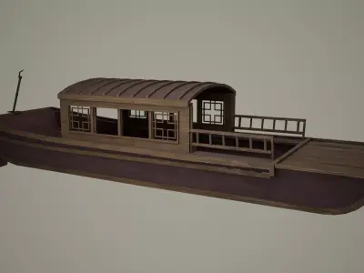 Boat Pack 03 Low-poly 3D model