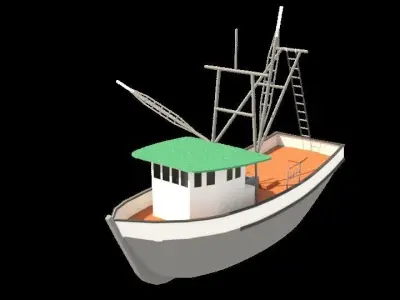 Shrimp Trawler 3D model