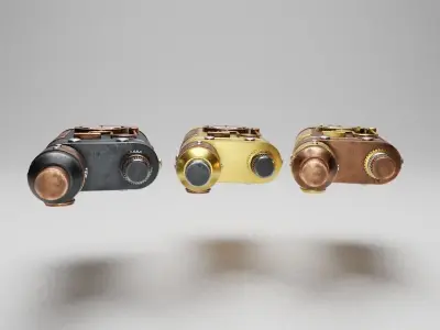 Steampunk Lighter 3D model