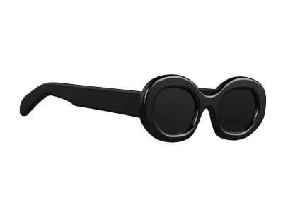 Round Sunglasses 3D model