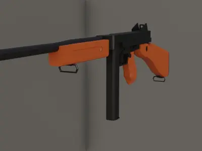 M1A1 THOMPSON 3D model purchase