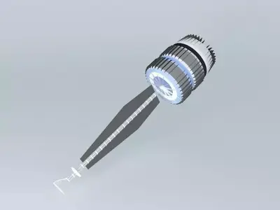 Interstellar colonial vessel Free 3D model