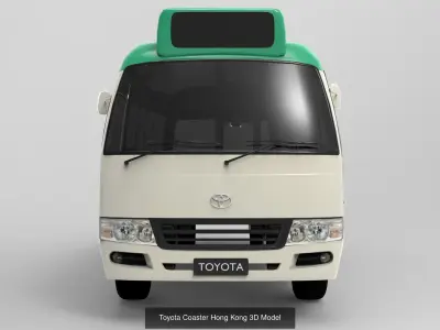 Japanese minibus pack 3D models