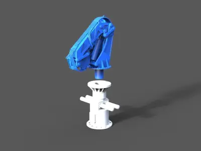 Load crane 3D print model