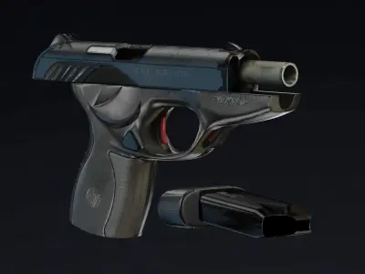 Vektor CP1 Low Poly Realistic Low-poly 3D model
