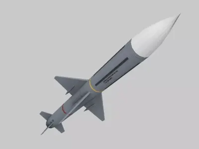 missile 1 Free low-poly 3D model