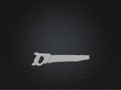 Saw Model Low-poly 3D model