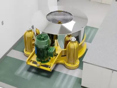 Hydro Extractor Machine for Industrial Washing Free 3D model