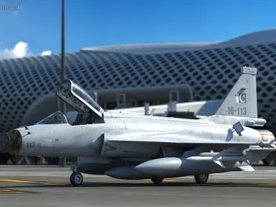  PAC JF-17 Thunder Pakistan Air Force with Armament 