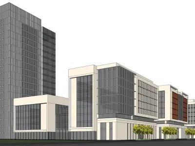 Sketchup Residential Complex Z5 3D model