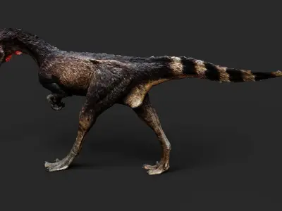 dinosaur jurassic creature Free model scan Free low-poly 3D model