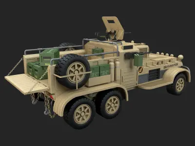 Desert Runner Concept 3D model