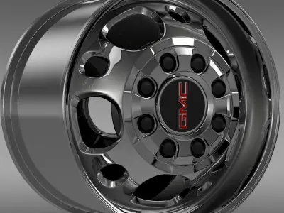 GMC Sierra 2500HD 2wd crew2009 rim 3D model
