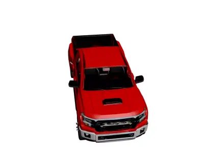 Generic Pickup Everyday Utility Pickup Vehicle 05 3D model