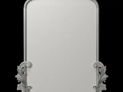 Kirklands Home Ornate Leaner mirror 3D model