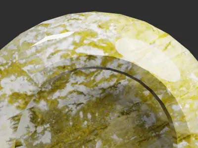 Porcelain bowl likes stone and bowl melt animation Free low-poly 3D model