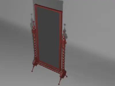 Antique mirror 3D model