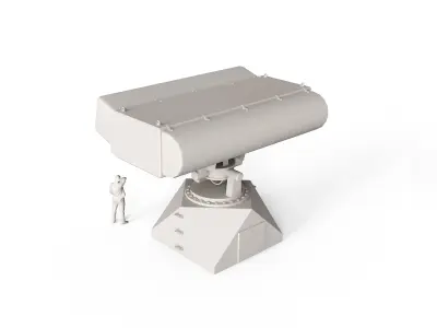 NAVAL SENSORS AND RADARS 3D model