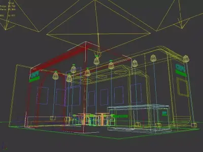 Exhibition - Area - 6X9-3DMAX2010-021 3D model