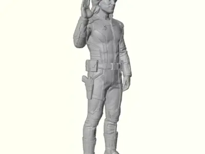 Pleiadian Envoy- Sci-Fi Contact Figure 3D print model