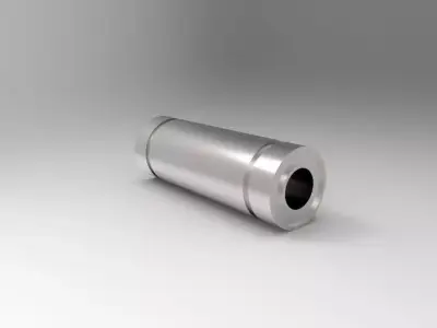 Long Type Linear Ball Bearing Bushing Series Low-poly 3D model