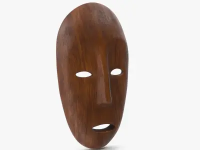  African Congo Mask 8 Wood 