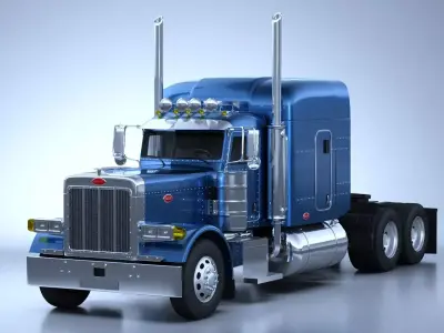 Peterbilt 379 Truck 1987 3D model
