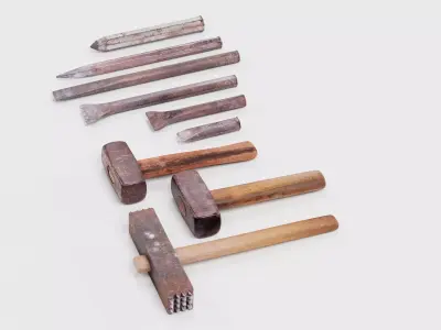 -Stonemasonry Set- 3D model