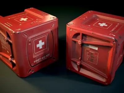 Sci-Fi Generic Prop - Lowpoly Free low-poly 3D model