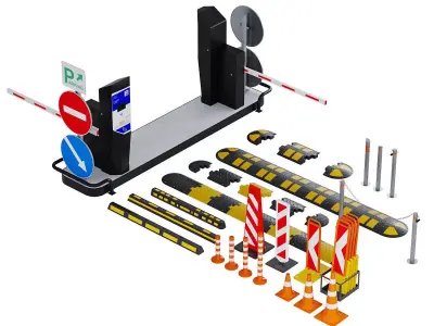 Special equipment for creating parking 3D model