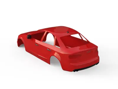 audi a4 saloon 2011  3D print model